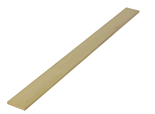 2Pcs 1/8" X 1" X 12" C360 Brass Flat Bar 12" Long Solid 1/8" Plate Mill Stock #TOP1
