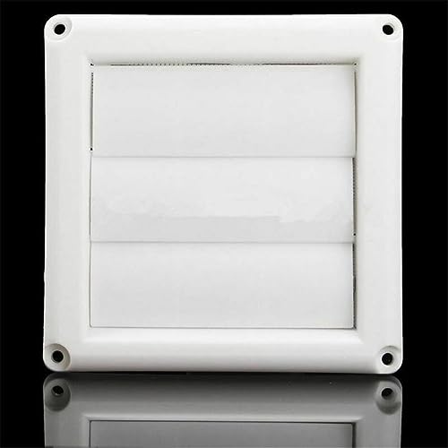 Rejilla de ventilación para aire Ventilación Plástica para pared con 3 aletas para conducto de calefacción y enfriamiento miniatura 3