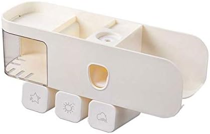 Bathroom Toothbrush Holder Mouthwash Cup Wall Mounted Perforated Iron Art Viscose Rack Tooth Storage