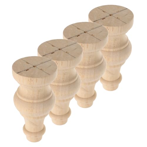 Patas de madera maciza de alta calidad, superficie lisa y resistente para muebles 2