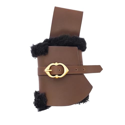 Lord of Battles Medieval Leather Sword Frog - Handcrafted Adjustable Costume LARP Dagger Axe & Rapier Sabre Prop Frog Holster (Leather Frog - 2mm) Brown