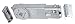 CRL A.D.A. 5 Lb. Interior 105186; Hold-Open Overhead Concealed Door Closer Body Only