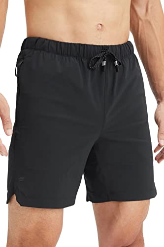 Fabletics Men's The One Short (Unlined), Training, Swimming, Lightweight, Quick-Dry, Zip Pocket, Stretch Woven
