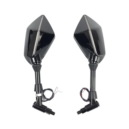 Rétroviseur universel moto 10mm avec éclairage LED latéral pour R1200GS et R1200RT
