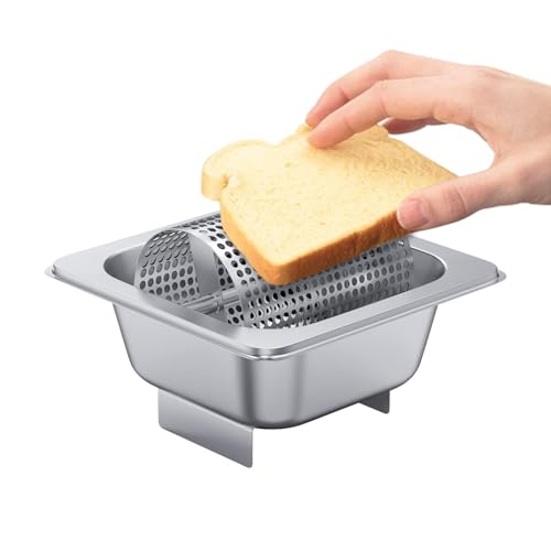 Rueda esparcidora de mantequilla de acero inoxidable, rodillo giratorio con soporte para una distribución uniforme sin esfuerzo, ideal para la cocina del hogar y fácil de limpiar
