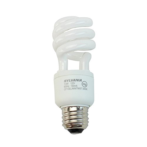 Sylvania (29376 CF13EL/MINI/830 Mini Twist Spiral CFL, Case of 6