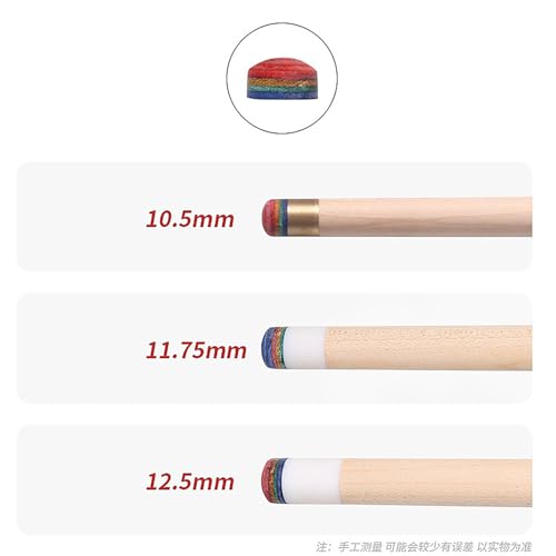 Taco de Billar Canadiense de Maple 12.5 mm con Accesorios miniatura 4