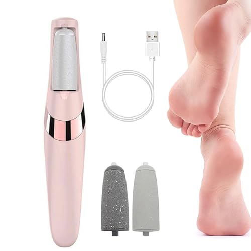 Waterproof Electric Foot File - Electric Callus Removers for Feet, Portable Electric Foot File Hard Skin Remover, Callus Removal Tool, Removes Dry Skin for Smoother Feet, Pedicure Tools for Heels