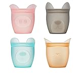 Zip Top Reusable 100% Silicone Baby + Kid Snack Containers- The only containers that stand up, stay...