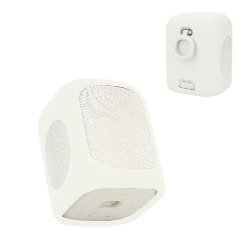 For LinkBuds Speaker �p �P�[�X �J�o�[ �yNOUKAJU�z Bluetooth�X�s�[�J�[ �V���R�� �ی�P�[�X �����h�~ �L�Y�h�~ �ϏՌ� �����[�d�\ �h�o �h�� (���C�g�O���[)