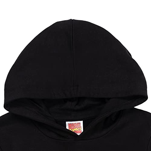 Marvel Avengers Hulk Big Boys Fleece Pullover Hoodie Black 14-164