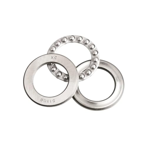 Elimina holguras con el rodamiento de bolas de empuje plano 51101 de 12x26x9mm para ejes 3