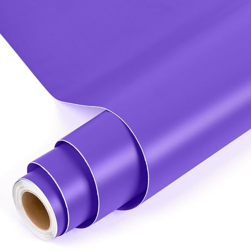 Prime Vinyl Lámina de vinilo para plóter, 30 cm x 305 cm, color morado mate, vinilo adhesivo permanente, lámina para plóter, parte trasera de vinilo para Silhouette Cameo, mayoría de máquinas de corte