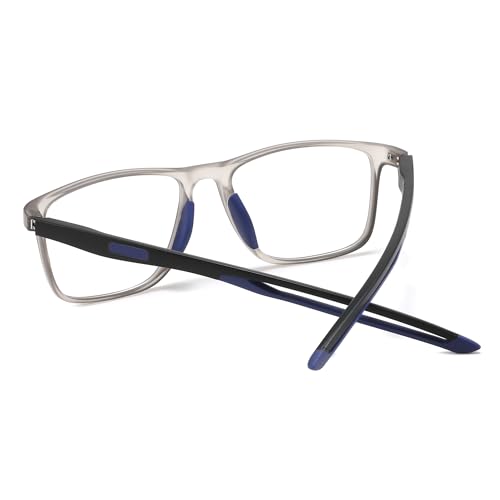 Image of FEISEDY Blue Light Glasses for Women Men TR90 Sports Ultra-Light Glasses Anti Glare UV Protection B0109