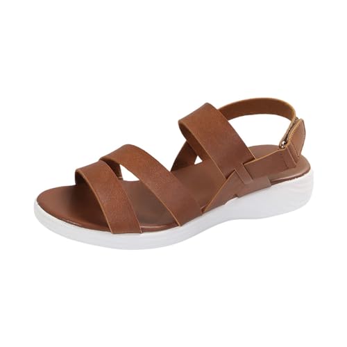 Sandalias Trekking Mujer Verano Deportivas Sandalias Planas Para Caminar Ortopédicas Punta Abierta Ligero Zapatos Plataforma De Senderismo Antideslizantes Casual Moda Trekking Viaje Piscina 2025