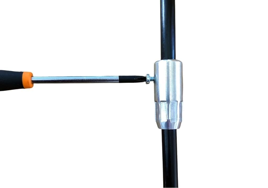 ROTOBRUSH PELLET- KIT PULIZIA STUFE E CALDAIE A PELLET FAI DA TE E GIUNTO ASPIRA FULIGGINE ROTAZIONE CON TRAPANO 6/9/12/15 metri - PULIZIA TUBI da 80 a 130 mm -Bloccaggio aste con vite trasversale