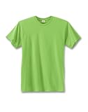 Contemporary fit Hanes 4.5 oz, 100% Ringspun Cotton Nano-T T-Shirt (4980)- Lime,S