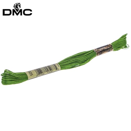 Image of Hobby Lobby DMC Cotton Embroidery Floss - 905 Dark Parrot Green, Set of 12