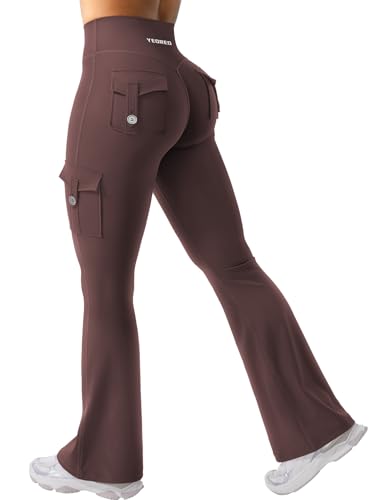 Image of YEOREO CoreFlex Women Workout Flare Leggings