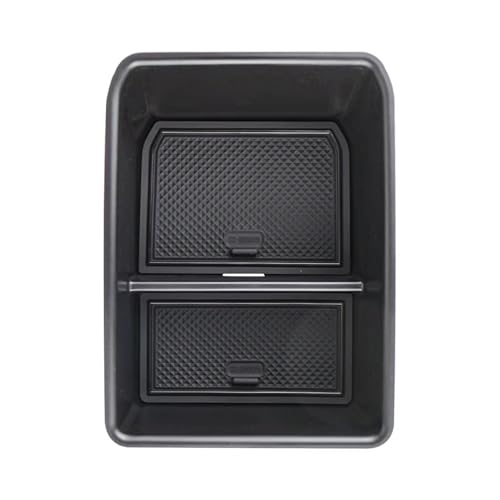Plateau console centrale Q4 Q5 E-Tron en ABS premium noir mat
