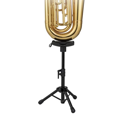 Support Tuba Hercules pliable réglable pour jeu assis ou debout