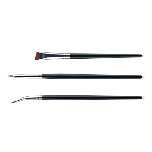 Fine Tip Angled Eyeliners Brushes With Wood Handle Makeup Brush For Detailed Looks Suitable For Various Occasion
