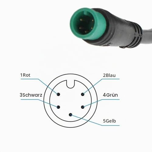 Akozon Elektrofahrrad-LCD Pin 24 V 36 V 48 V 60 V Universal-Desktop-Motherboard DDR4-Messgerät 5 Elektronik-Gadgets-Sockel LGA 1151 E-Scooter M5-Panel-Bildschirm für 31 8-22