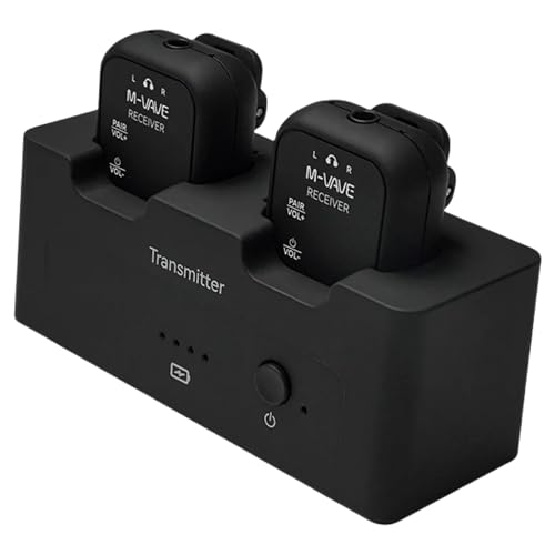 M-VAVE SWS-12(WP-12) ���C�����X�C���C���[���j�^�[�V�X�e�� IEM�V�X�e�� 2.4GHz�X�e���I��x�� 1�Α��I�[�g�y�A�����O ���C�����X���j�^�����O �M�^�[�x�[�X�X�^�W�I�X�e�[�W�o���h�p