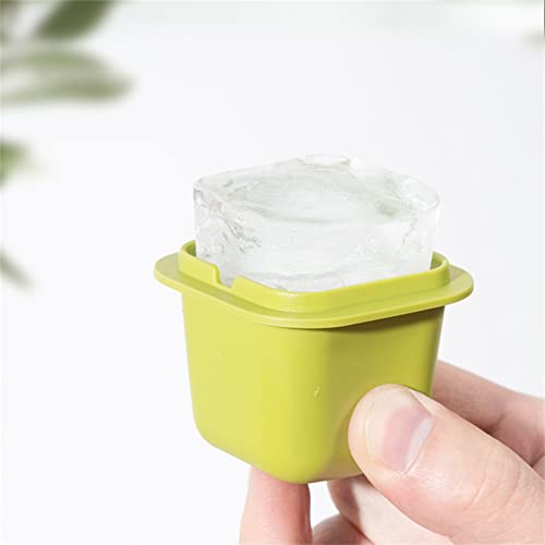 Molde de cubitos de hielo silicona con tapa x6 miniatura 4