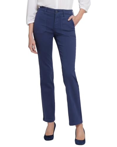 NYDJ Women's Petite Marilyn Straight in Starless Sky