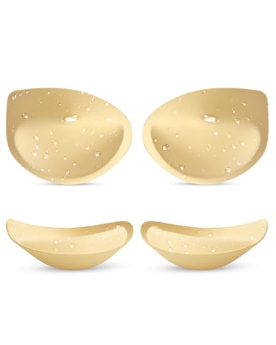 Image of Wateproof Super Thick Bathing Suit Inserts - 2 Pairs Push Up Bra Pads Inserts Add 1-2 Cups Swimsuit Breast Enhancer