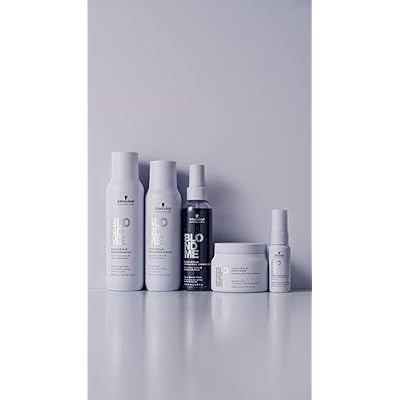 BLONDME Blonde Wonders Leave-In Toning Drops for Blonde Hair, Ice, 1.0 Fl Oz | Eliminate Brassy Yellow Tones | Color Depositing Treatment | For Cool Blonde or Gray Hair
