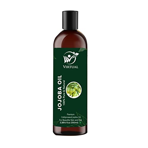 Image of VIRTUAL Pure Essential Oil For Stronger Hair, Body Skin Care, Moisturizing Dry Skin, Eyelash & Nails Cold Pressed Oil With No Mineral & Silicones