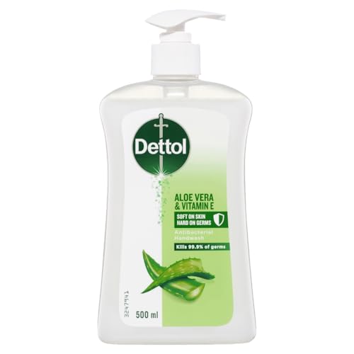 DETTOL HANDWASH ALOE VERA AND VITAMIN E 500mL