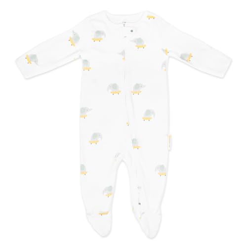 Image of NINTARABABY Zip-Up Footed Bodysuit - 100% Organic Cotton Sleeper