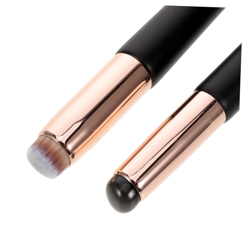 Pinceles de silicona doble punta para un maquillaje impecable en tus viajes diarios 3