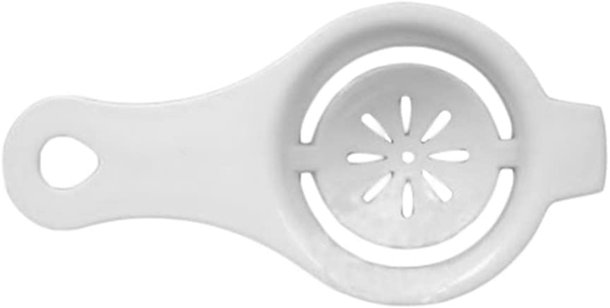 Alexvyan White Egg White Yolk Filter Separator Cooking Tool Dishwasher Safe Chef Kitchen Gadget