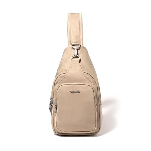 Image of Baggallini Women's Central Park Sling 12 inchx7 inch Crossbody Bag W /Convertible Adjustable Shoulder Strap