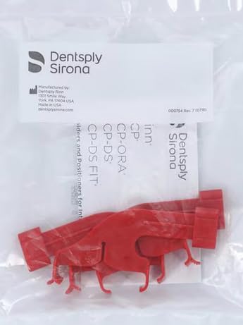 AmeriCan Goods 3/Pack Dental XCP-DS 2H Bitewing Basket 6100 Digital Sensor Holders, Red B-Blocks Autoclavable #2 Horizontal