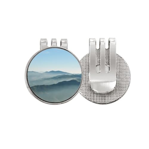 Marcador de pelota de golf de colección Sunshine Mountains Fog con imán