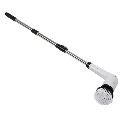 Electric Spin Scrubber Cordless Multifunction Retractable Handle Bathroom Tub Tile Shower Powerful Cleaning with 7 Heads