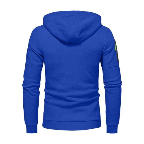 Men's Hoodies Full Zip Casual Cotton Hooded Fleece Drawstring Hoodies Pullover Sweatshirts Casual Long Sleeve Shirts3