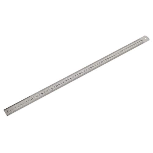 Sealey AK9642 Steel Rule, 600mm Length, Silver