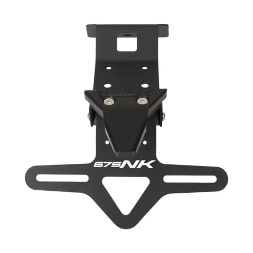 Support de plaque d'immatriculation moto version courte épurée pour 675NK