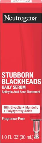 Neutrogena Stubborn Blackheads Daily Acne Facial Serum, 1 fl oz