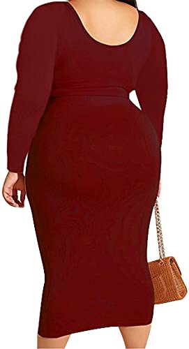 Image of Plus Size Women 2 Piece Outfits Sets Sexy Tracksuit Midi Dress,Sleeveless Tank Top Bodycon Skirts Set Casual Summer