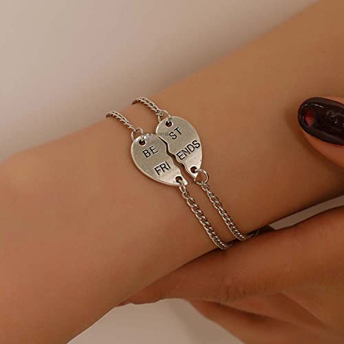Image of Young & Forever Gift Fashion Long Distance Touch Gold Silver Rose Gold Couples Friendship Best Friend hand Couple matching Mens Magnetic Magnet bracelets for Women /Girls Silver bracelet for Men /Boys