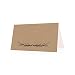 25 Rustic Kraft Tent Table Place Card For Wedding Thanksgiving Christmas Holiday Easter Catering Buffet Food Sign Paper Name Escort Card Folded Seat Assignment Setting Label Banquet Party Craft Event