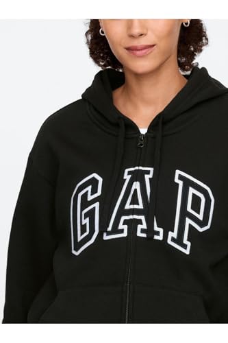 GAP womens Logo Hoodie Hooded Full Zip Sweatshirt - Image 3