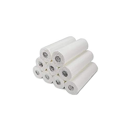 OrangeClub 200 Stück Premium Einwegauflage for Massageliege Nasenschlitztücher Der optimale Hygieneüberzug aus Fleece für die Gesichtsauflage ihrer Massageliege und Behandlungsliege (35cm x 35cm) 4 VIDIMA Ärztekrepp 59 cm x 50m, 2-lagig | 9 Rollen | doppelschichtige & perforierte Papierrolle mit 132 Abrissen | hochwertig weiße Liegenabdeckung zur Hygiene | ideal für Praxen und Krankenhäuser